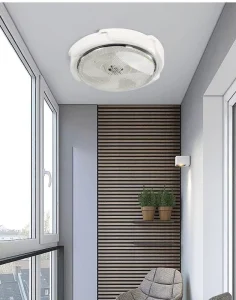 Indoor and Outdoor IP65 Waterproof Solar LED Ceiling Light with Button Control, Solar Panel, 5000K Daylight, 360 Beam Angle, Garden Use