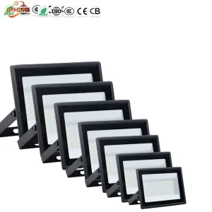 Industrial Portable Ip65 Waterproof 100w 200w 300w 400w High Power Warehouse Parking Lot Security Outdoor Led Flood Light