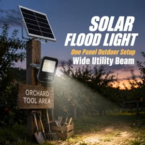 Industrial Solar Garden Flood Light Motion Sensor Outdoor Security Waterproof Floodlights