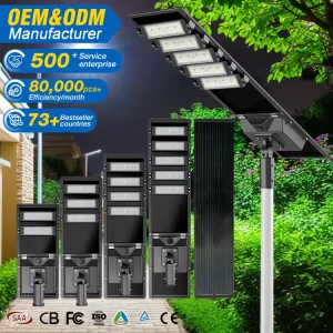 Integrated All in One 100w 150w 200w 250w Outdoor Waterproof Ip66 Solar Street Light