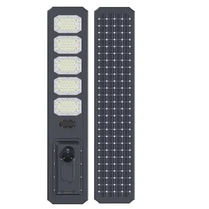Integrated All in One Solar LED Street Light Outdoor Aluminum Housing Auto On Sensor Motion Induction Security Lamp for Garden