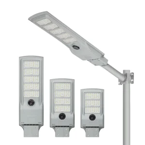 Integrated Commercial 6000 Lumen 100w 200w 300w 500w Heavy Duty Lithium Battery Solar Street Light Outdoor Solar Street Lamp
