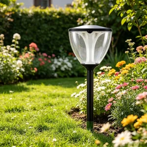 Integrated Solar LED Lawn Lamp and Garden Light IP65 Waterproof Outdoor Lighting for Landscape Decoration