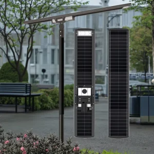 Integrated Solar LED Street Light 30W 6500K IP65 Waterproof Aluminum Country Road Outdoor ETL Certification 120 Beam Angle