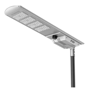 Integrated Solar LED Street Light Monocrystalline MPPT Controller Microwave Sensor IP65 Waterproof 8-12 Hours Garden Road Lamp