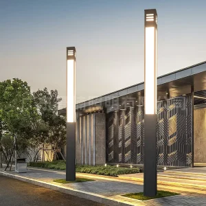 Integrated Solar LED Wall Street Light Pole IP65 Aluminum Alloy Remote Control Garden Outdoor Lighting 3 Year Warranty 6000K