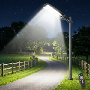 Integrated Solar Street Light Wall and Pole Mount Dual Installation LED Road Lamps