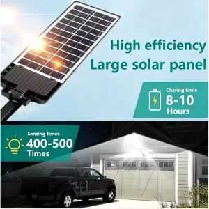 Integrated Solar Street Light with Motion Sensor Remote Control IP65 Waterproof ABS Wall LED Lamp