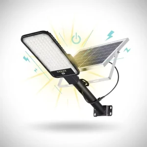 Intelligent Control SMD LED IP66 Highway 30W 40W 50W Split Solar Road Light Monocrystalline Panel Remote Control 50000 Battery