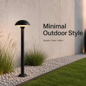 Intelligent Garden Decoration Path City Green Aluminum Anti tip Structure Easy Installation Led Lawn Lamp