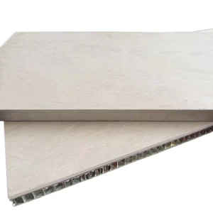 Interior Exterior Wall Cladding Floor Aluminum Composite Sandwich Sheet Stone Honeycomb Panel Water Resistant Fire
