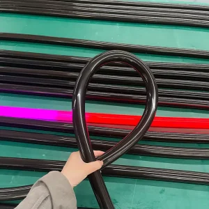 Invisible-When-Off 360-Degree Round Black-Jacket LED Neon Tube, IP65, Bar/KTV and Exterior Wall Decoration