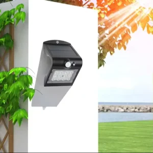 Ip65 Solar Lights Outdoor Wall Garden Step Light with PIR Sensor with 3 Years Warranty EU Global Patented Simple Design