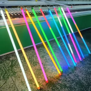 Ip6766 Ip65 Plastic Outdoor Waterproof Christmas Tree Multicolor Color Changing Tube8 Asian Zoo T8 Led Rgb Tube Light