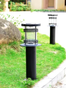 Iron LED Solar Powered Lawn Lights for Villa Gardens Outdoor Use Home Landscape Courtyard Decoration