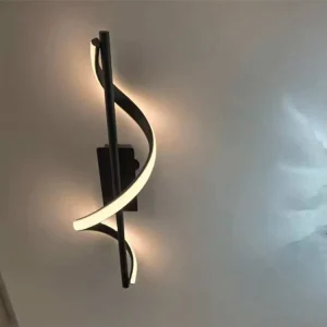 Isolated Driver CE RoHS 15W Pillar Light Acrylic Metal Base Big Size LED Wall Light Lamp Bedroom Chrome Finish Dimmable Modern