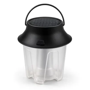 JD-L904BR Solar Rechargeable LED Camping Lantern Type C Portable Hanging Atmosphere Lamp IP65 Rated Dual Temperature Dimmable