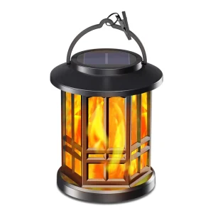 JIANGYU High Quality Solar Garden Lights Warm Light for Staircase Garden Porch Solar Charging Smart Light Control