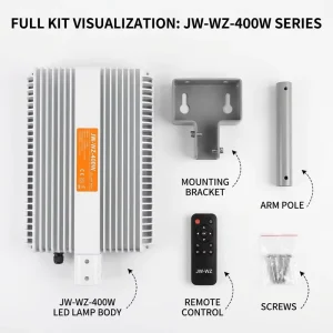 JW-3803 Solar Street Light 200W 300W High Efficiency Bulk