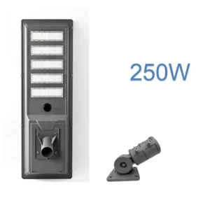 JYTL10 170lm/w IP65 DC3.2V 200W 250W Integrated All-in-One Solar Street Light for Public Lighting