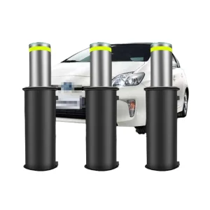 K4 K8 K12 Anti Collision Hydraulic Rising Bollard 304 Stainless Steel Remote Control Retractable Parking Post