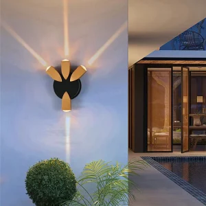KAIFAN High Quality Outdoor Lights Wall Mounted 2w 3w 4w 5w 6w 8w Decorative up Down Ip65 Waterproof Led Light Wall