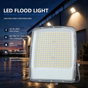 KCD Multicolor Adjustable Lens IP66 3000k Outdoor LED Floodlight 50w 100w 200watt 300w 400w Flood Light for Basketball Court