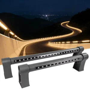 L1990mm IP65 4000K DC24V Aluminum Single Sided CRI85 LED Bridge Guardrail Light 89mm Hole Diameter for Urban Landscape Lighting