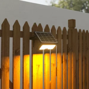 LEAD New Design Portable Square Solar Flood Light IP65 Waterproof ABS Housing 3 Optional CCT 3 Year Warranty Outdoor Wall Light