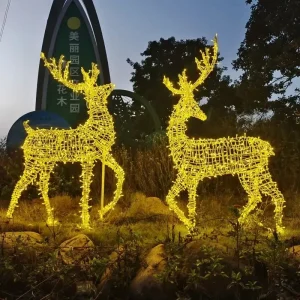 LED 3D Motif Light IP65 Waterproof Modern for Outdoor Landscape Home Decorations for Christmas Halloween Wedding New Year’s Day