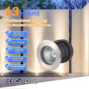 LED Adjustable-Angle IP65 Stainless Steel Waterproof Underground Landscape Tree Light