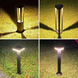 LED Aluminum Lawn Light Outdoor IP65 Waterproof Garden Light Villa Landscape Modern Simple Decorative