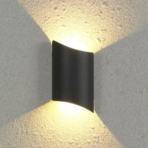 LED Aluminum Outdoor Wall Lamp Waterproof Double Head Spotlight with up & Down Lighting 85 265V for Garden Courtyard Lighting