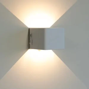 LED Aluminum USB Charging Wall Lamp with Magnetic Suction Induction Belt Switch for Hotel Corridor Lighting