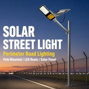 LED Automatic Separate 400W IP65 Mono Si Solar Panel Split Solar Street Light 7500K 8000K for Outdoor Garden