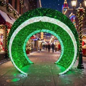 LED Ball Arch Light Tunnel Indoor Outdoor Use IP65 24V 800W Christmas New Year Landscape Green City Street Decoration