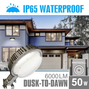 LED Barn Light Outdoor Wall Lamp Dusk to Dawn Sensor Available in 80W 50W 150W