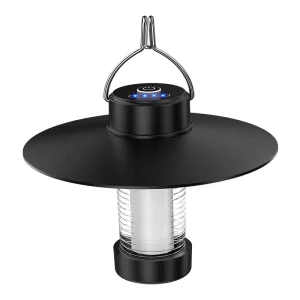 LED Camping Lamp, Emergency Portable Outdoor Rechargeable Tent Light with Hook