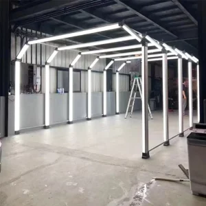 LED Car Detailing Lights 1800W Indoor Auto Care Lighting for Vehicle Tunnel Workshop Garage