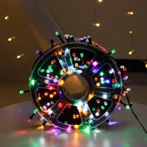 LED Color Light Reel String Lights Starry Sky Outdoor Mini Fairy Lights 45m Abstract Waterproof Multicolor Illumination