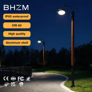 LED Courtyard Landscape Garden Lights 70×140 Beam Angle Aluminum Material IP66 Rating 30W Outdoor Street Lights