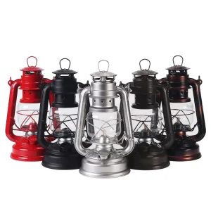 LED Daylight Vintage Luxury Oil Kerosene Lamp Camping Portable Rechargeable IP55 Flame Light Lantern