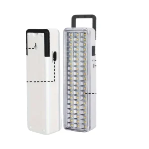 LED Emergency Light Lithium ABS Portable AC/DC Rechargeable Lamp for Home Camping