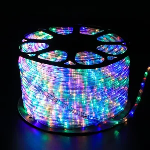 LED Flexible Light Strip AC110V220V 100 m roll SMD5730 24D 36D m PVC IP68 RGB Color Light High Brightness Outdoor Landscape Light