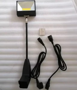 LED Flood Light 120 Beam Angle Adjustable CCT 3000K 6000K Aluminum Construction IP44 Rated Lumens COB Light Exhibition