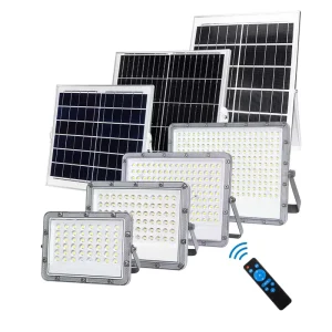 LED Floodlight Remote Controller Outdoor Dusk to Dawn 50w 100w 150w 300w 500w 800w Solar Flood Light With Motion Sensors