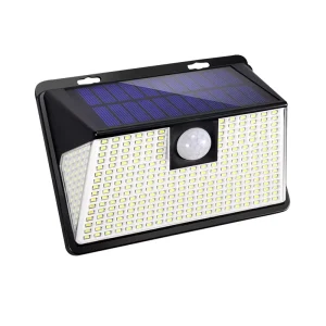 LED Garden Fence Solar Wall Lamp Rotatable Street Address Motion Sensor Light