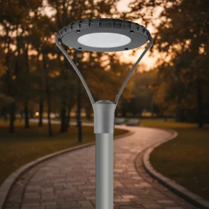 LED Garden Lamp Aluminum Housing IP65 50W AC Flush Mount Urban Light 6000K Daylight Outdoor Parking Lot Light CRI70 PF>0.9