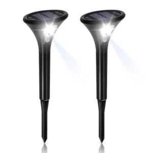 LED Garden Outdoor Sensing Awning Light Landscape Path Day Light Warm White IP65 Lawn Lighting Plastic Body