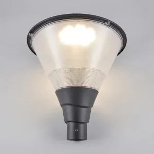 LED Garden Post Top Light 220V Outdoor IP66 Waterproof Modern European Style 30w 40w 50w Yard Park Path Pole Light